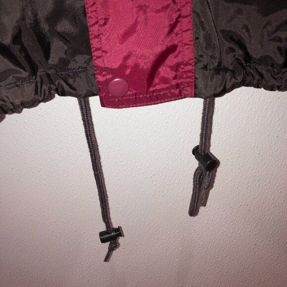 VTG Golfsmith Size XL Maroon Black Full Zip Lightweight Windbreaker Golf Jacket - Picture 6 of 10